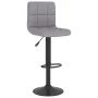 Taburetes de cocina 2 unidades de tela gris claro de vidaXL, Taburetes de cocina - Ref: Foro24-334282, Precio: 109,77 €, Desc...