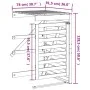 Extension for solid pine wood trash bin shed by vidaXL, Waste container supports - Ref: Foro24-825107, Price: 80,55 €, Discou...