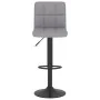 Taburetes de cocina 2 unidades de tela gris claro de vidaXL, Taburetes de cocina - Ref: Foro24-334282, Precio: 109,77 €, Desc...