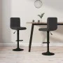 Kitchen stools 2 units black velvet by vidaXL, Kitchen stools - Ref: Foro24-334302, Price: 117,18 €, Discount: %