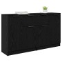 Tableros Lateral con cajón 2 pcs Roble Negro 60 x 30 x 70 cm
