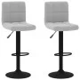Light gray velvet kitchen stools, set of 2 units. by vidaXL, Kitchen stools - Ref: Foro24-334305, Price: 109,90 €, Discount: %