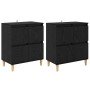 Tableros Lateral 2 pcs Roble Negro 60 x 35 x 70 cm en Aparadores | Comprar online en Foro24