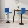 Kitchen stools 2 units blue velvet by vidaXL, Kitchen stools - Ref: Foro24-334309, Price: 121,30 €, Discount: %