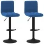 Kitchen stools 2 units blue velvet by vidaXL, Kitchen stools - Ref: Foro24-334309, Price: 121,30 €, Discount: %