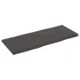 Treated wood table top brown live edge 120x50x(2-4) cm by vidaXL, Table tops - Ref: Foro24-364024, Price: 58,78 €, Discount: %