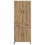 Alacena Roble artesanal 69,5 x 34 x 180 cm Madera contrachapada
