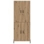 Alacena Roble artesanal 69,5 x 34 x 180 cm Madera contrachapada