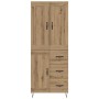 Alacena Roble artesanal 69,5 x 34 x 180 cm Madera contrachapada
