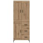 Alacena Roble artesanal 69,5 x 34 x 180 cm Madera contrachapada