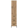 Alacena Roble artesanal 34,5 x 34 x 180 cm Madera contrachapada