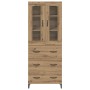 Alacena Roble artesanal 69,5 x 34 x 180 cm Madera contrachapada