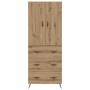 Alacena Roble artesanal 69,5 x 34 x 180 cm Madera contrachapada