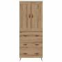 Alacena Roble artesanal 69,5 x 34 x 180 cm Madera contrachapada