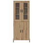 Alacena Roble artesanal 69,5 x 34 x 180 cm Madera contrachapada
