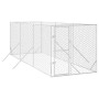 Zwinger für den Außenbereich Stahl verzinkt silber 2x6x2 m von vidaXL, Hundehütten und Zäune - Ref: Foro24-3190452, Preis: 27...