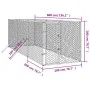 Zwinger für den Außenbereich Stahl verzinkt silber 2x6x2 m von vidaXL, Hundehütten und Zäune - Ref: Foro24-3190452, Preis: 26...