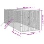 Zwinger für den Außenbereich Stahl verzinkt silber 2x6x2 m von vidaXL, Hundehütten und Zäune - Ref: Foro24-3190452, Preis: 27...