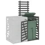 Gray Pine Wood Rubbish Bin Shed Extension by vidaXL, Waste container supports - Ref: Foro24-825109, Price: 122,95 €, Discount: %