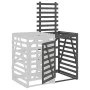 Gray Pine Wood Rubbish Bin Shed Extension by vidaXL, Waste container supports - Ref: Foro24-825109, Price: 122,95 €, Discount: %