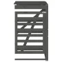 Gray Pine Wood Rubbish Bin Shed Extension by vidaXL, Waste container supports - Ref: Foro24-825109, Price: 122,95 €, Discount: %