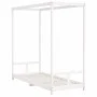 Bettgestell für Kinder Zirbenholz weiß 80x200 cm von vidaXL, Kinderbetten und Betten für Kinder - Ref: Foro24-834520, Preis: ...
