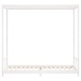 Bed frame for children made of white pine wood 80x200 cm by vidaXL, Cribs and beds for children - Ref: Foro24-834520, Price: ...