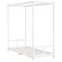 Estructura de cama para niños madera de pino blanco 80x200 cm de vidaXL, Cunas y camas para niños - Ref: Foro24-834520, Preci...
