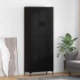 Alacena Roble Negro 69,5 x 34 x 180 cm Madera contrachapada