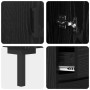 Alacena Roble Negro 69,5 x 34 x 180 cm Madera contrachapada