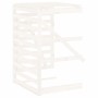 Extension for white pine wood garbage can shed by vidaXL, Waste container supports - Ref: Foro24-825108, Price: 131,16 €, Dis...