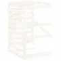 Extension for white pine wood garbage can shed by vidaXL, Waste container supports - Ref: Foro24-825108, Price: 129,47 €, Dis...