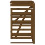 Honey brown pine wood trash can shed extension by vidaXL, Waste container supports - Ref: Foro24-825110, Price: 121,02 €, Dis...