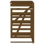 Honey brown pine wood trash can shed extension by vidaXL, Waste container supports - Ref: Foro24-825110, Price: 119,58 €, Dis...
