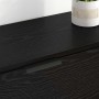 Tableros Lateral 3 pcs Roble negro 69,5 x 34 x 180 cm