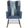 Denim blue patchwork canvas rocking chair by vidaXL, Rocking chairs - Ref: Foro24-339688, Price: 109,78 €, Discount: %