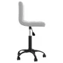 Silla de oficina giratoria de terciopelo gris claro de vidaXL, Sillas de oficina - Ref: Foro24-334356, Precio: 82,18 €, Descu...