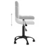 Silla de oficina giratoria de terciopelo gris claro de vidaXL, Sillas de oficina - Ref: Foro24-334356, Precio: 82,18 €, Descu...