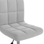 Silla de oficina giratoria de terciopelo gris claro de vidaXL, Sillas de oficina - Ref: Foro24-334356, Precio: 83,43 €, Descu...
