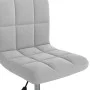 Silla de oficina giratoria de terciopelo gris claro de vidaXL, Sillas de oficina - Ref: Foro24-334356, Precio: 82,18 €, Descu...