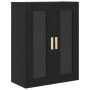 Alacena 2 pcs Roble Negro Madera contrachapada