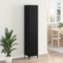 Alacena 2 pcs Roble Negro Madera contrachapada
