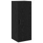 Alacena con cajón 2 pcs Roble Negro Madera contrachapada