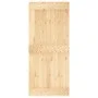 Schiebetür mit Beschlägen aus massivem Kiefernholz, 90 x 210 cm von vidaXL, Türen - Ref: Foro24-3202989, Preis: 169,82 €, Rab...