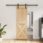 Schiebetür mit Beschlägen aus massivem Kiefernholz, 70 x 210 cm von vidaXL, Türen - Ref: Foro24-3202998, Preis: 152,07 €, Rab...