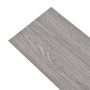 Lamas para suelo de PVC autoadhesivas gris oscuro 2,51 m² 2 mm