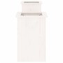 White pine wood bench with planters 184.5x39.5x56.5 cm by vidaXL, garden benches - Ref: Foro24-825171, Price: 159,94 €, Disco...