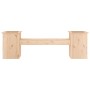 Bench with planters solid pine wood 184.5x39.5x56.5 cm by vidaXL, garden benches - Ref: Foro24-825170, Price: 112,06 €, Disco...