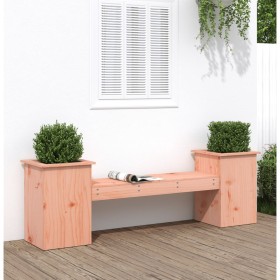 Bank aus Douglasienholz mit Pflanzgefäßen 184,5 x 39,5 x 56,5 cm von vidaXL, Gartenbänke - Ref: Foro24-825175, Preis: 123,67 ...