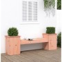 Bank aus Douglasienholz mit Pflanzgefäßen 184,5 x 39,5 x 56,5 cm von vidaXL, Gartenbänke - Ref: Foro24-825175, Preis: 123,67 ...
